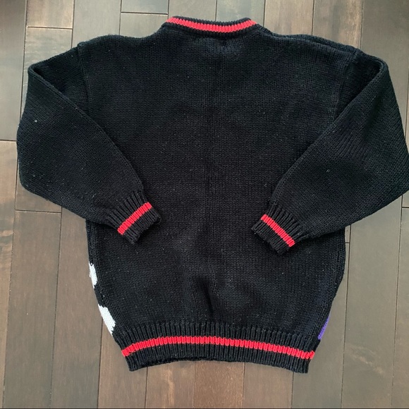 Vintage 80s Bold Funky Embellished Sweater - Picture 9 of 9